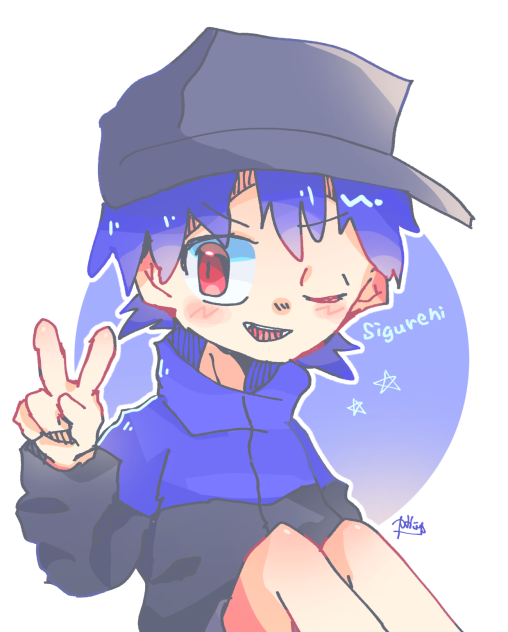 全て左手で描いたしぐ氏