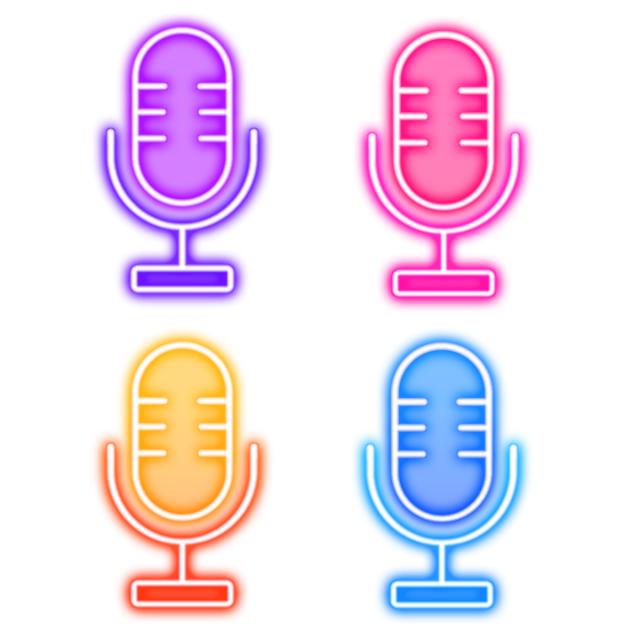 Microphone neon signs2