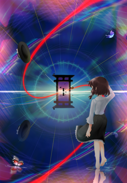 夜明けの鳥居と不思議な夢と