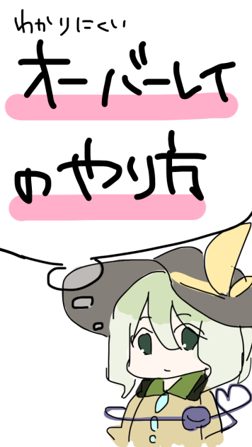 オーバーレイのやり方