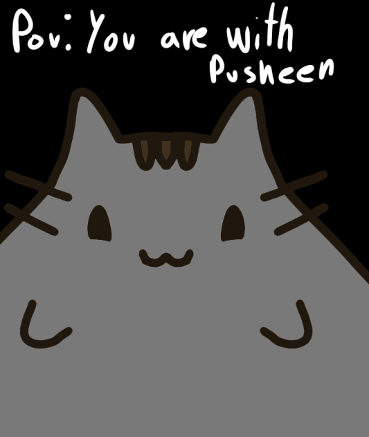 pov estas con pusheen