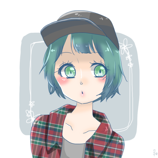 キャップ女子