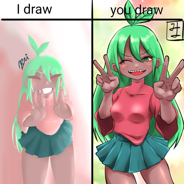 I draw you draw with Bribri