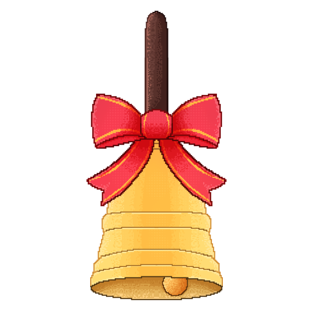 christmas bells (pixel)