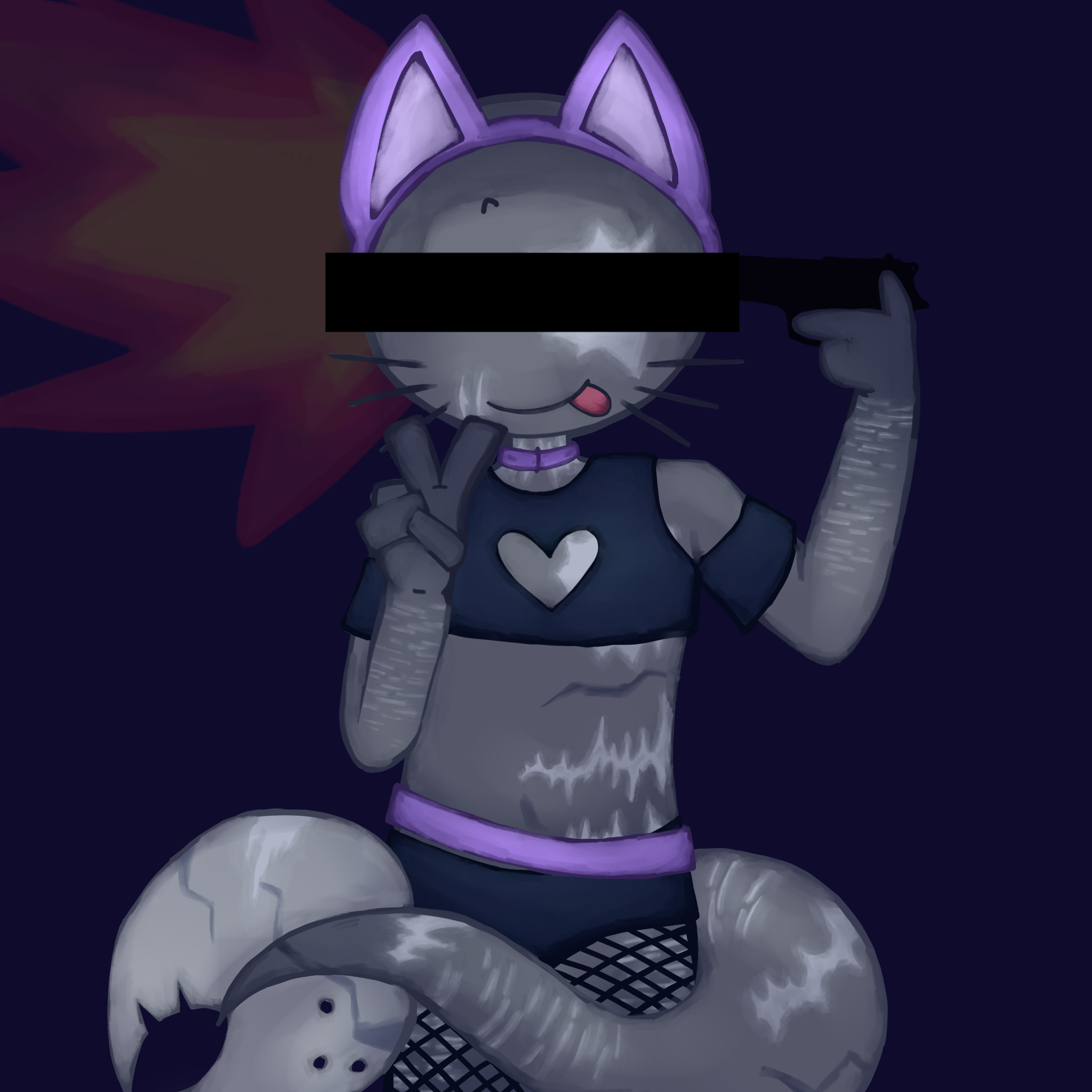 TW SH SCARS AND GUN - ibisPaint