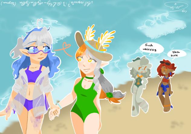 A beach walk