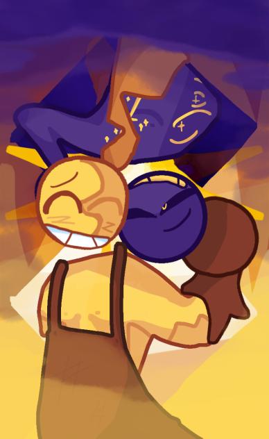 The sun and the Moon.