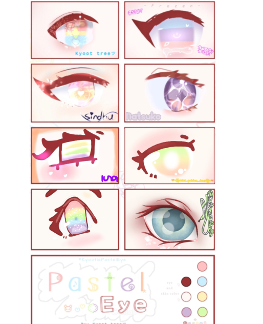 Pastel eye collab!