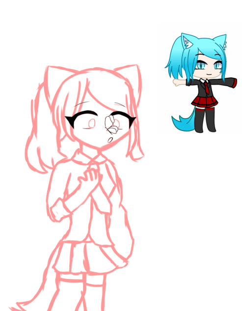 Drawing Kittypop Time! Wip