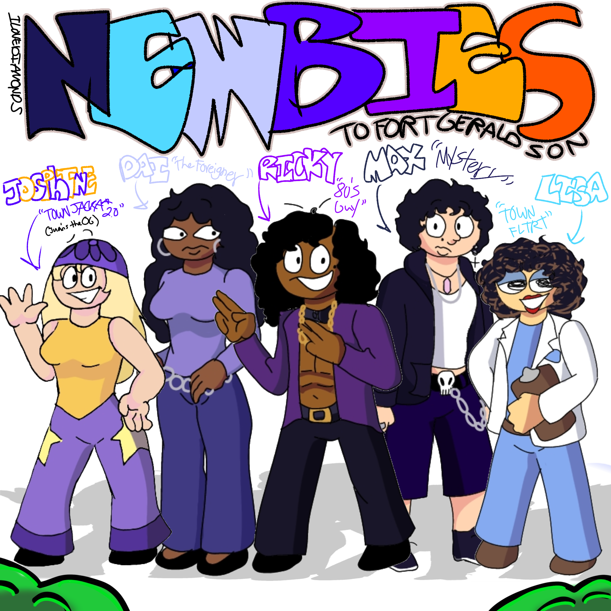 NEWBIES TO FG (My dnb characters) - ibisPaint