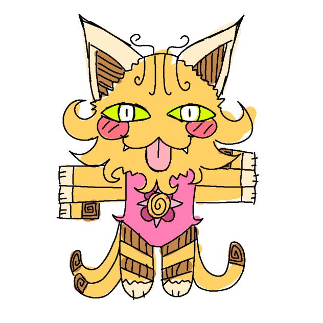 Chibi bleh God Cat