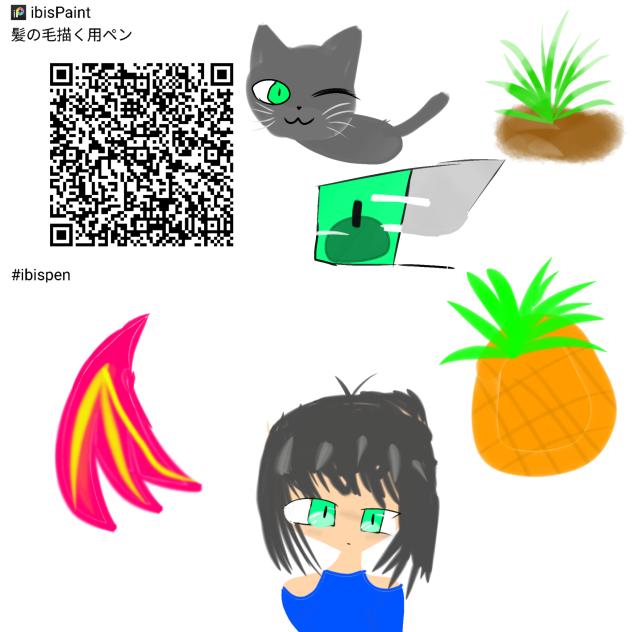 髪の毛描く用ペン🖊