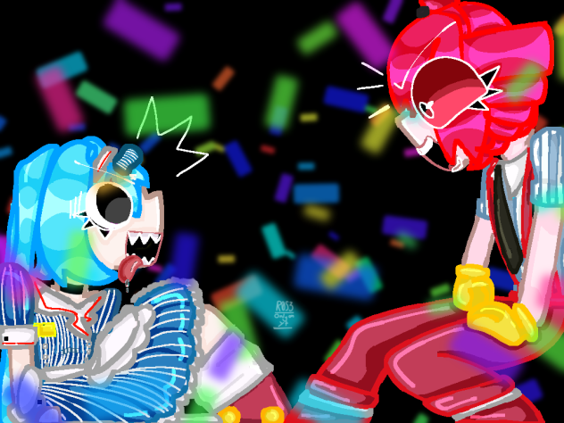(LATE) Hatsune Miku and Kasane Teto Art!