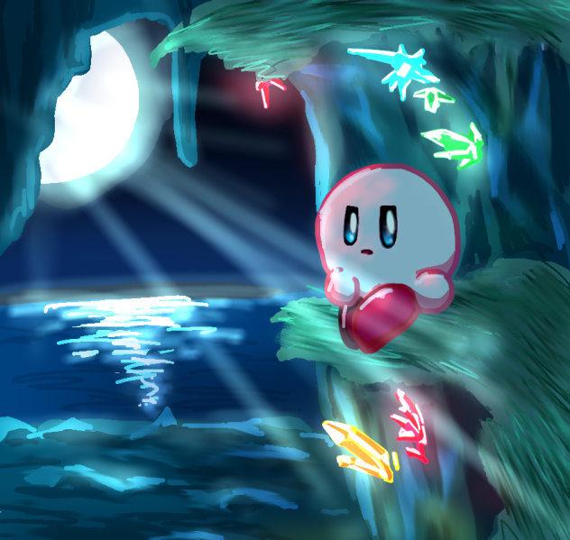 夜の洞窟