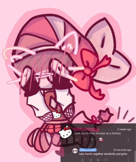 shrimpo femboy (SATIRE!!!!)