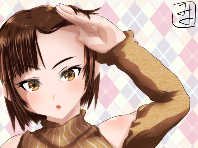 ワンドロ　のれん