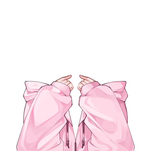 vtuber assets [pink hoodie]