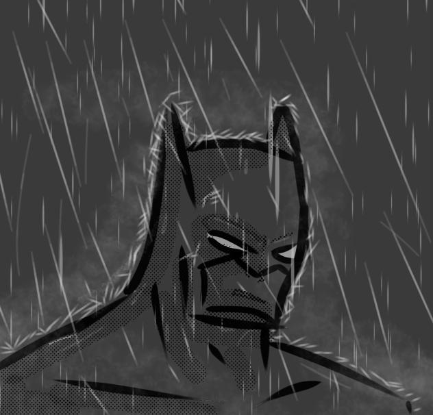 Bat In the rain - ibisPaint