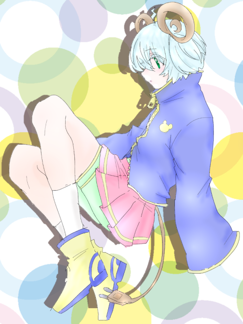 ぽた。様の線画を塗らせていただきました！