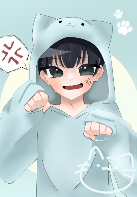 猫パーカー!!