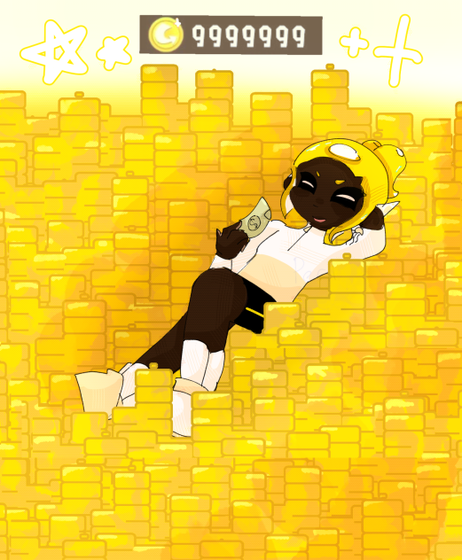 Inktober Day 10 💰 - ibisPaint