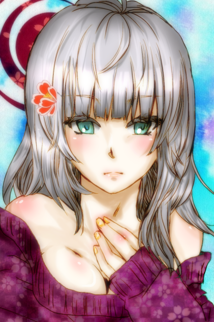女性。