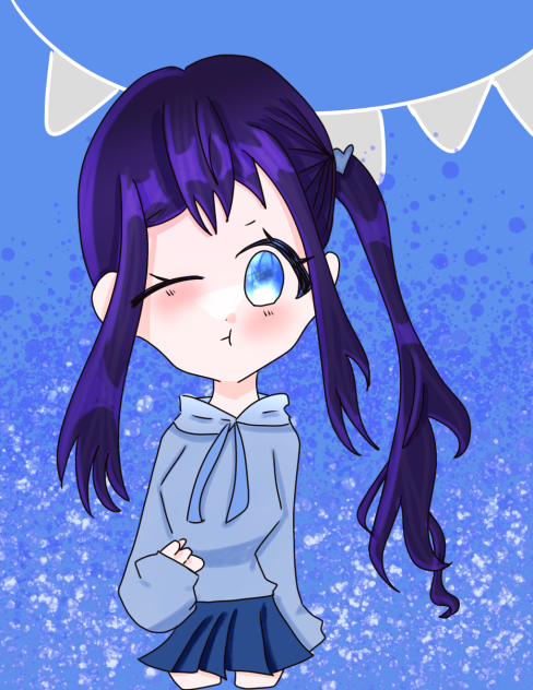 あお。