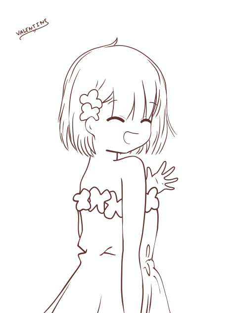 Bleuet - lineart.