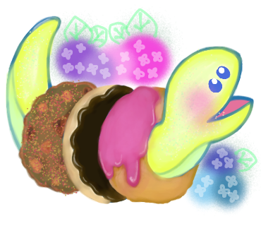 ラインスタンプ 極めて簡単な蛇のイラスト アイビスペイントで作成 Ibispaint