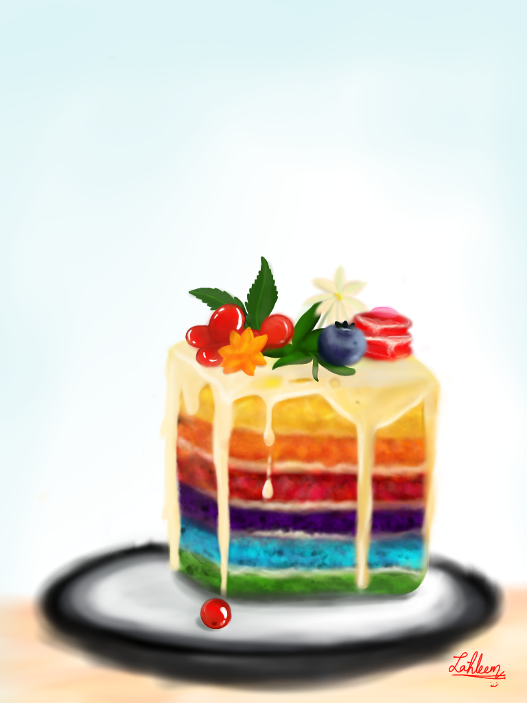 A piece of cake - ibisPaint