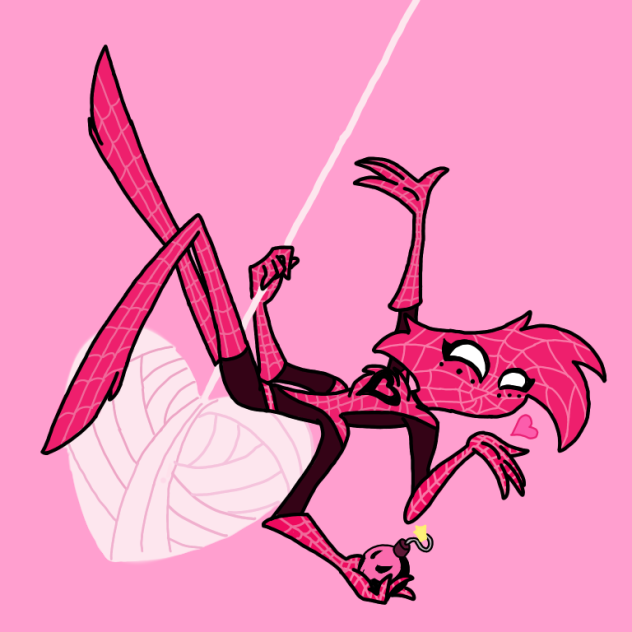 Angel lust spiderman(Helluva boss)