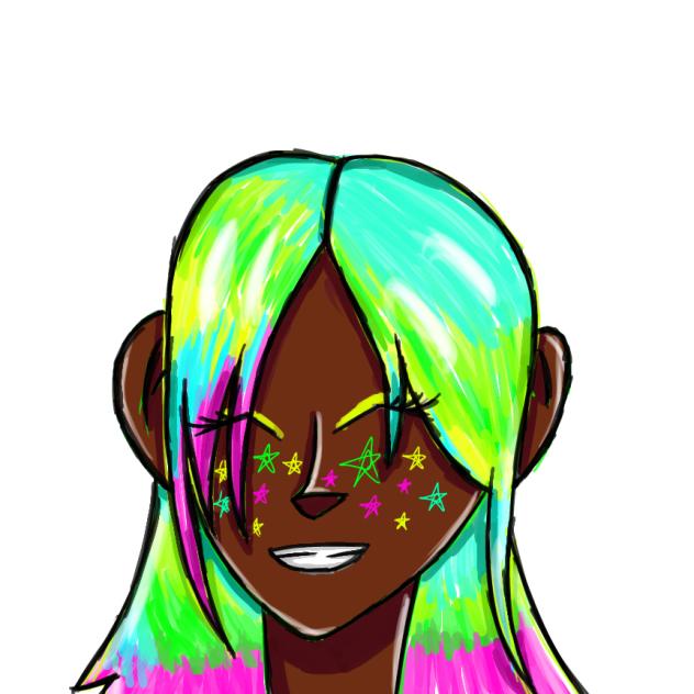 Colourful and bright
