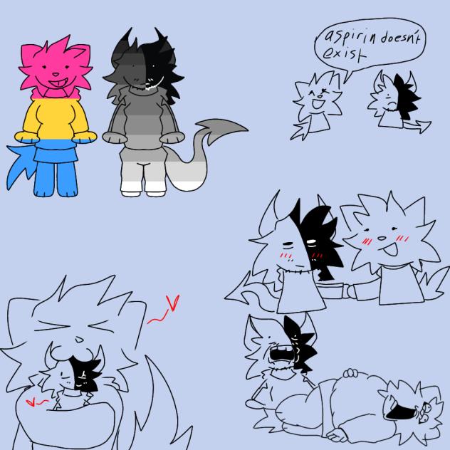 rosie and jeremy being goobers