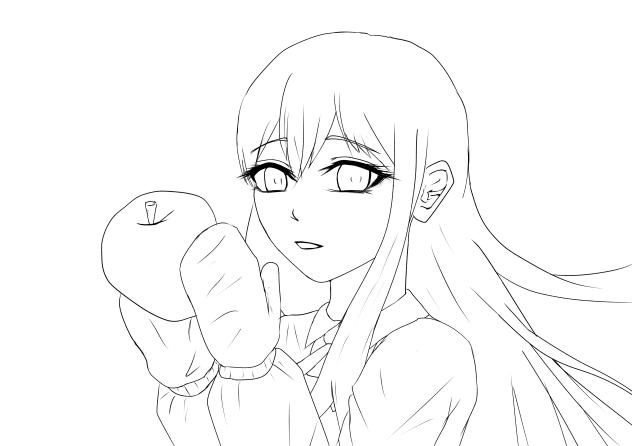 りる様の代理✨（塗り絵用線画）