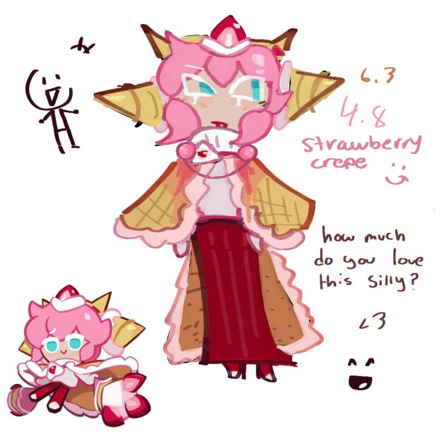 strawberry crepe