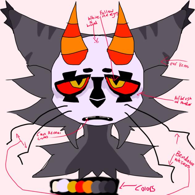 Rubin fursuit design DNC