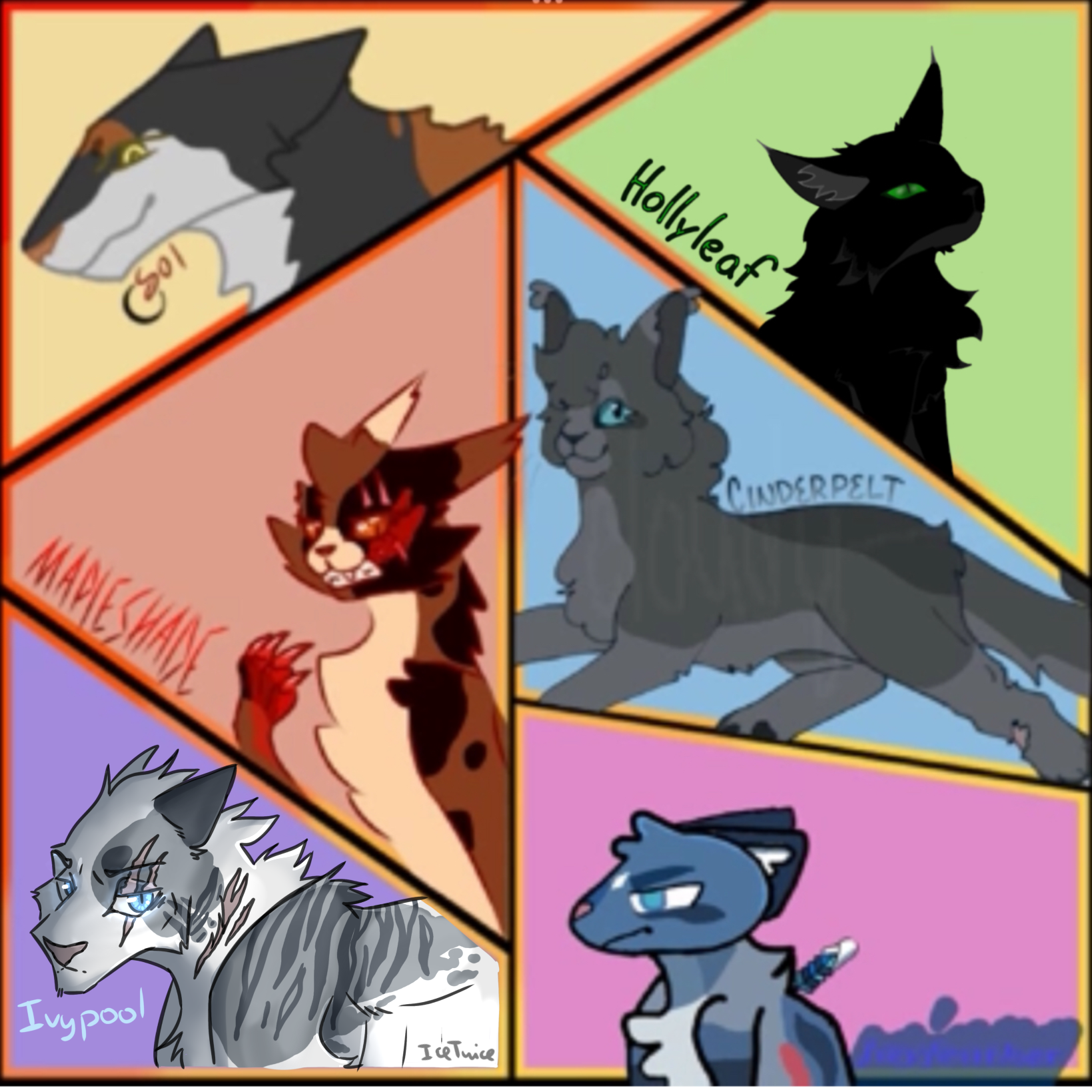 Warrior Cats collab - ibisPaint