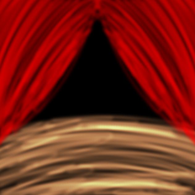 Cute curtain stage backdrop!