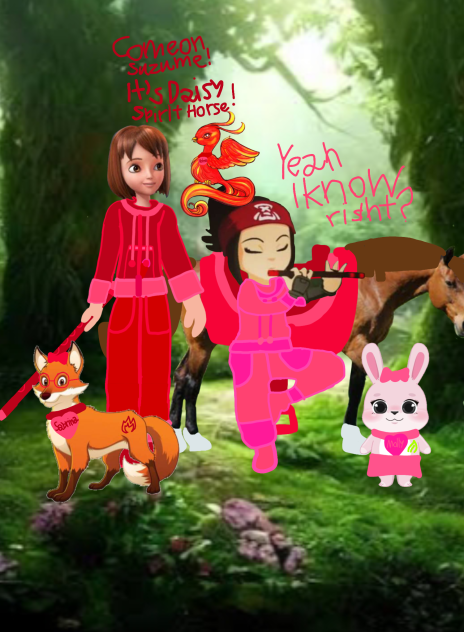 Wendy And Suzume in Forest Spirit!