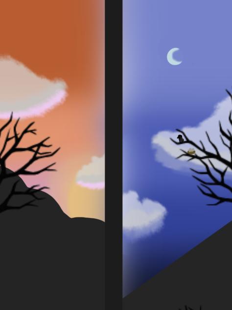 afternoon and evening - ibisPaint