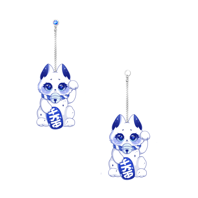 maneki neko key chain2