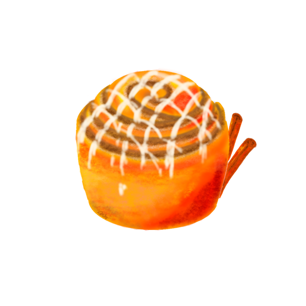 cinnamon roll - ibisPaint