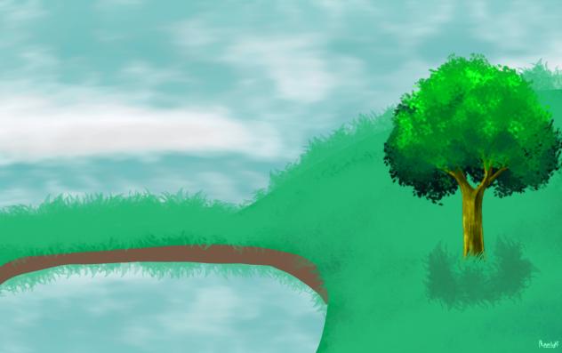 💚Grassland and lake💚