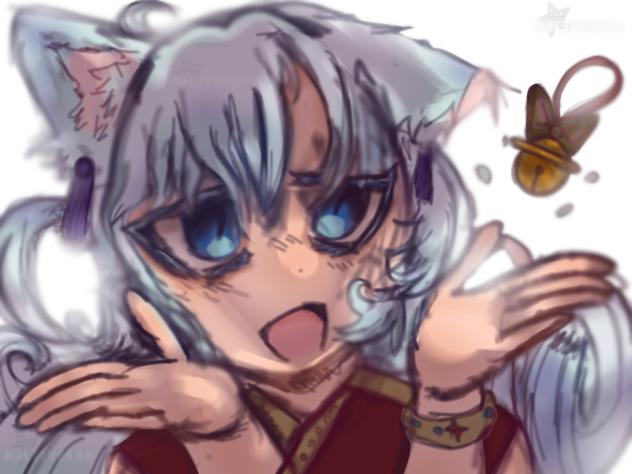 Practicing skipping Lineart