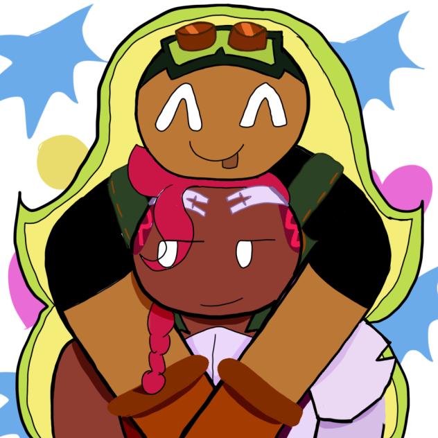 Avocado cookie and wildberry cookie!!!