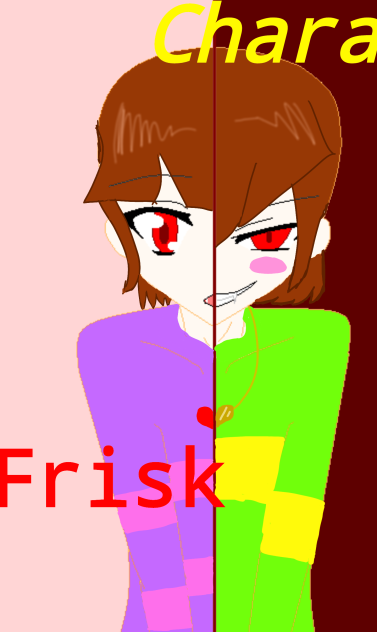 Frisk and Chara - ibisPaint