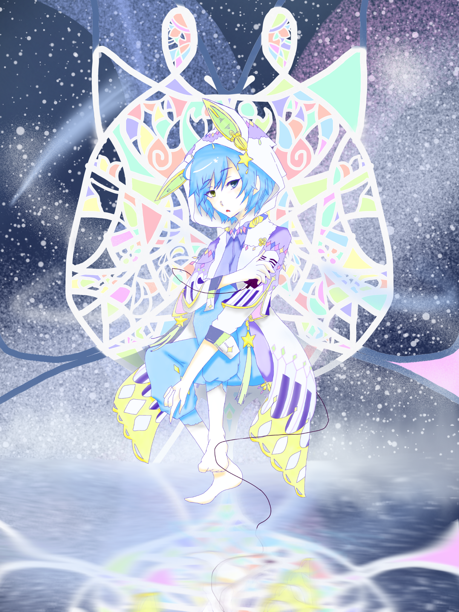 ビー玉の中の宇宙 Ibispaint