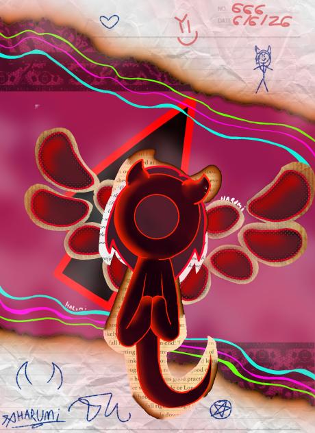 The paper devil.