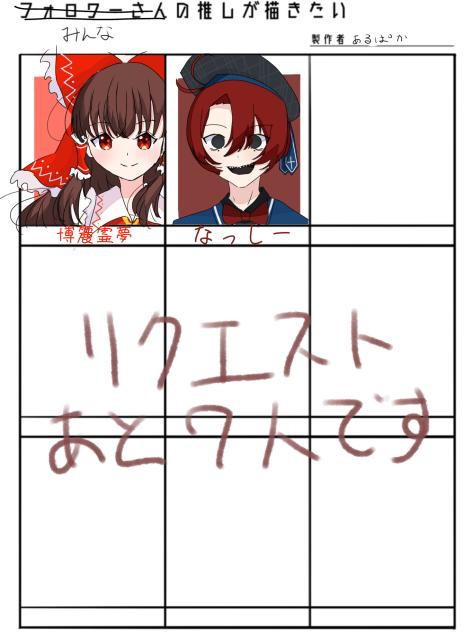 みんなの推しが描きたい！！