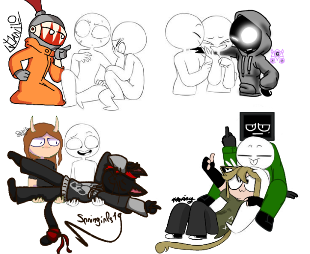 Friendship trios collab ^^